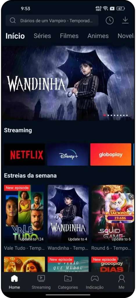 Cinema APK screenshots
