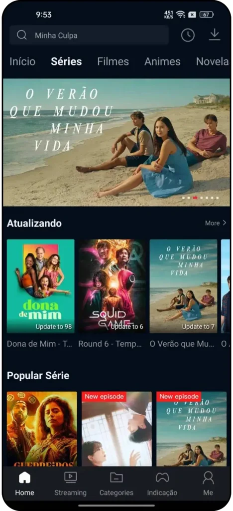 Cinema APK screenshots