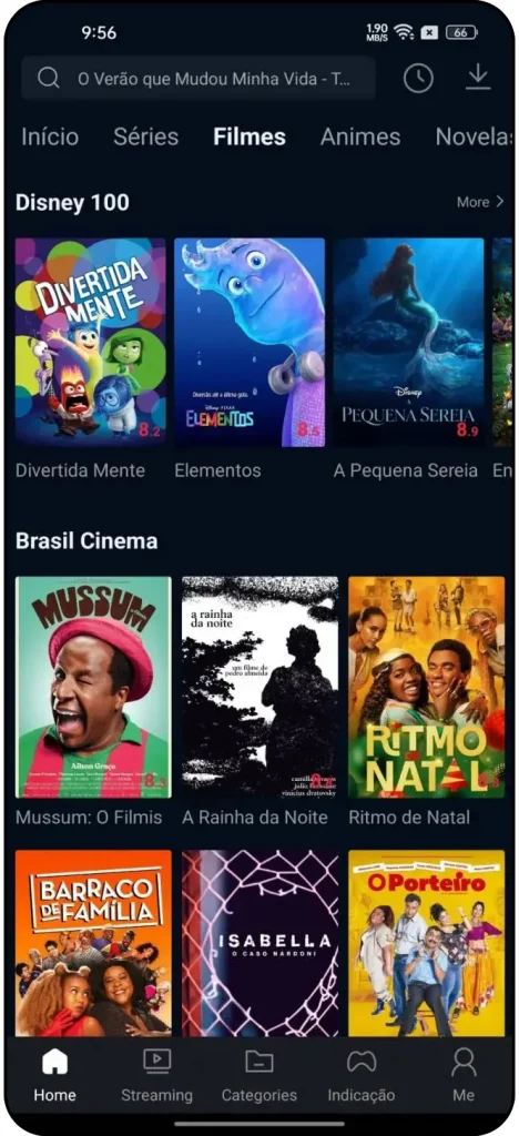 Capturas de tela
