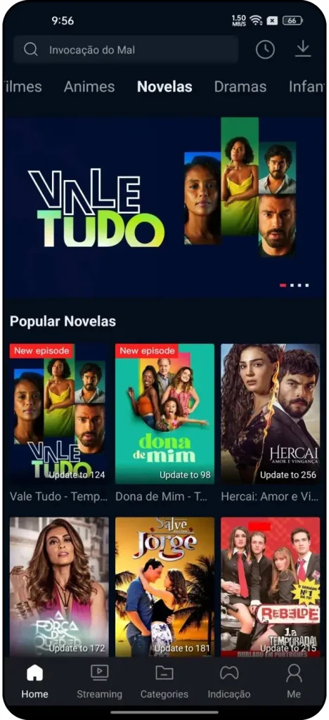 Capturas de tela